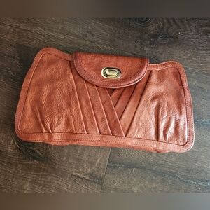 Treesje Metro Clutch (Pleated Leather)
